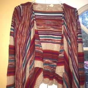 Women’s Red Camel cardigan- Size Medium